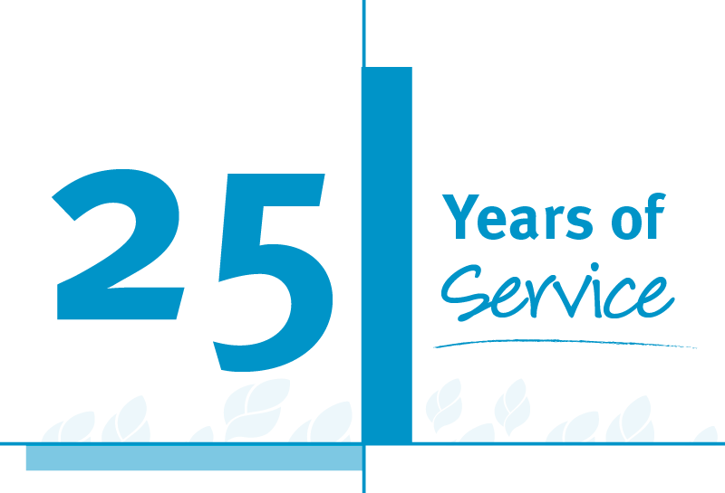 25 years of service