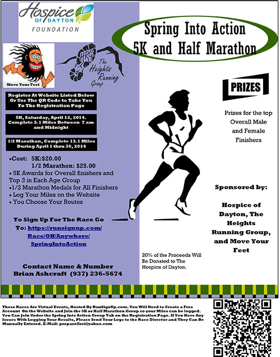 Spring Into Action 5K and Half Marathon