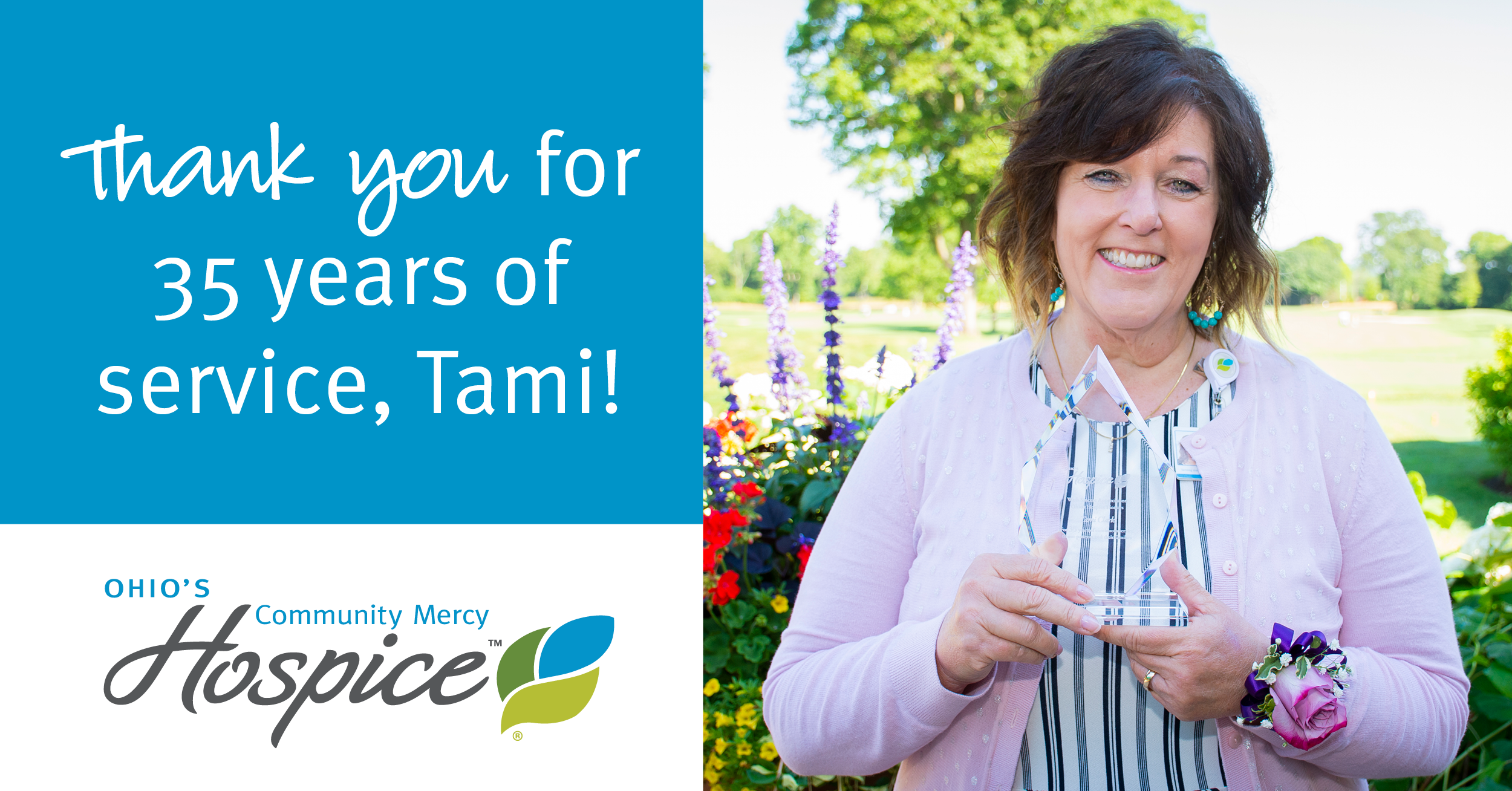 Tami Clark Celebrates 35 Years With Ohio's Community Mercy Hospice