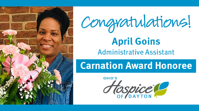 April Goins - Carnation Award