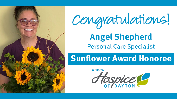 Angel Shepherd - Sunflower Award