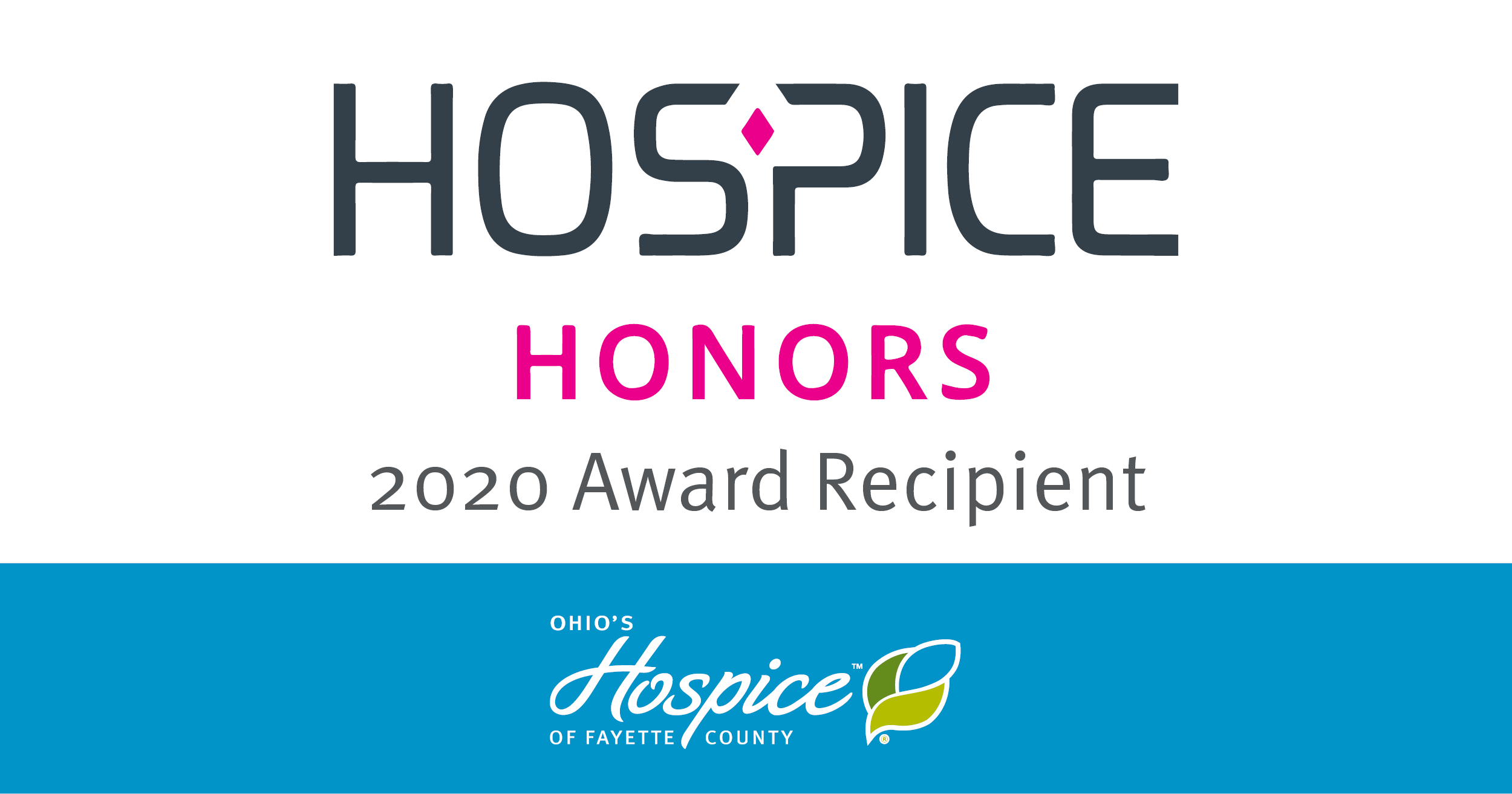 Hospice Honors Award Recipient