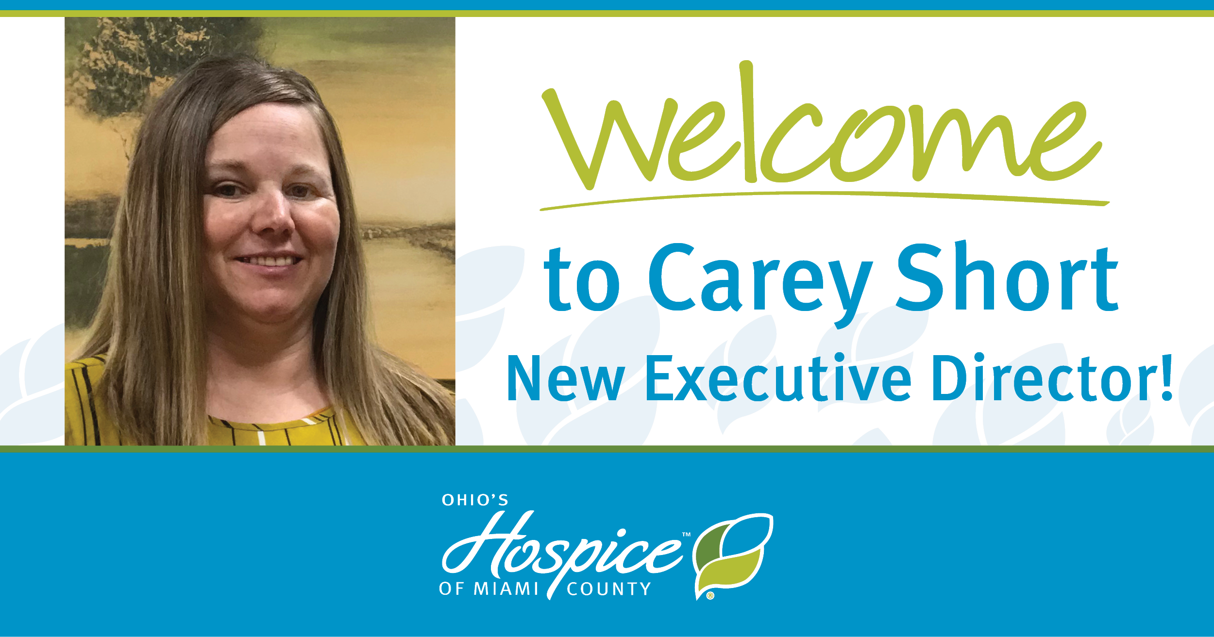Welcome to Carey Short New Executive Director!