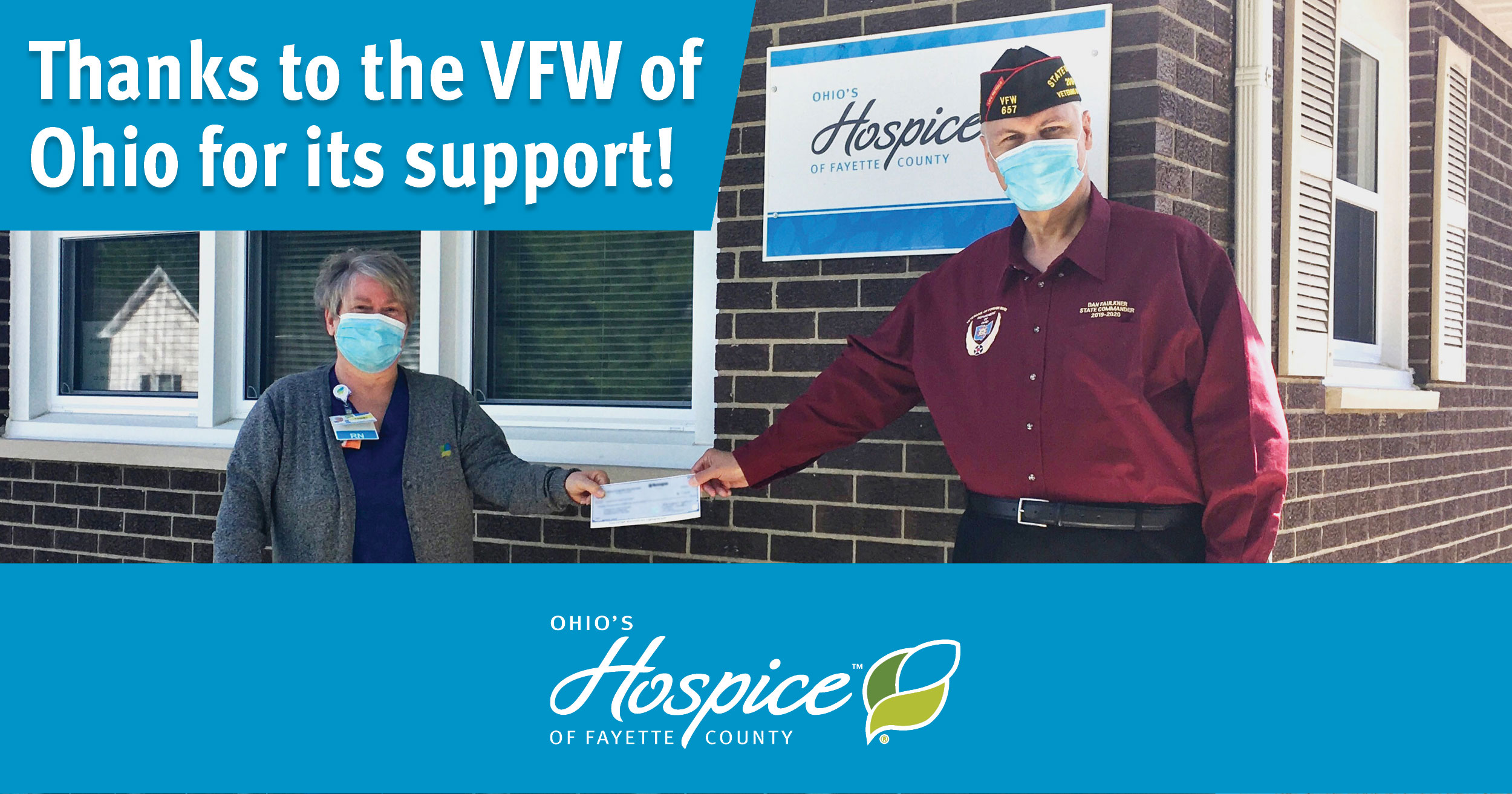 VFW Awards Grant to Ohio's Hospice of Fayette County