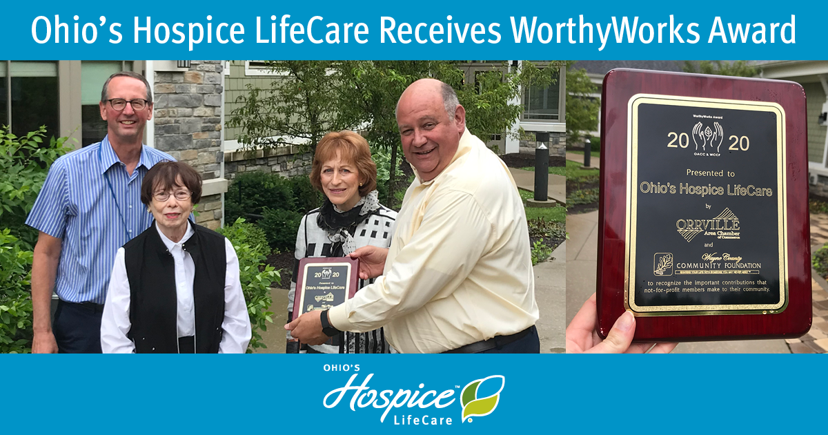 Ohio's Hospice Lifecare Receives WorthyWorks Award