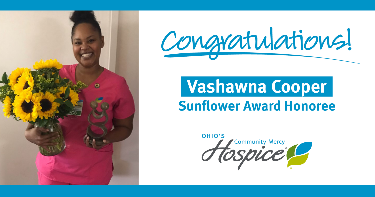 Congratulations to Vashawna Cooper: Sunflower Award Honoree