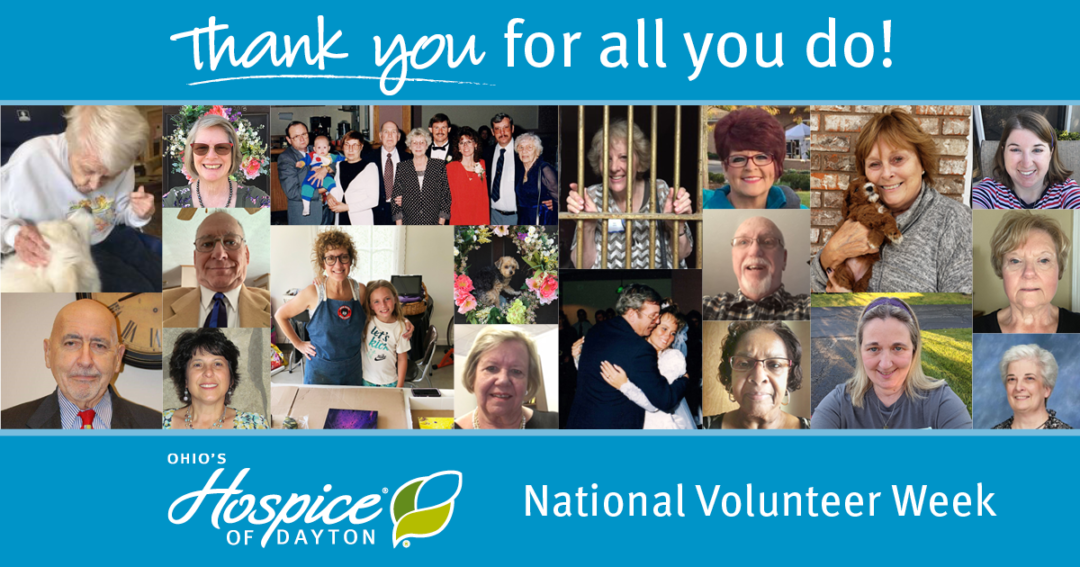 Thank you for all you do! National Volunteer Week