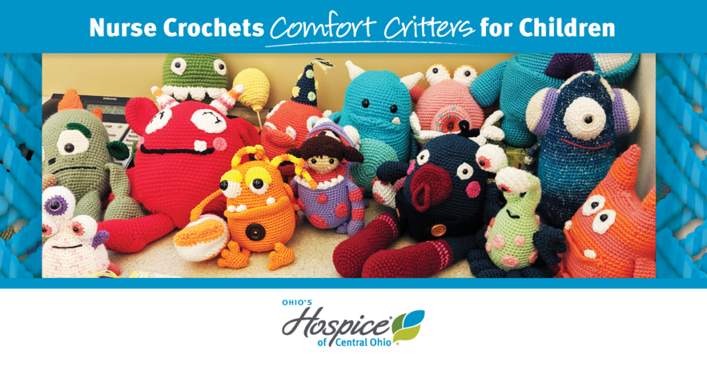 Nurse Crochets Comfort Critters for Children