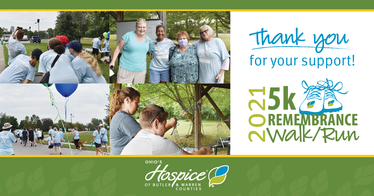 Thank you for your support! - Ohio's Hospice of Butler & Warren Counties