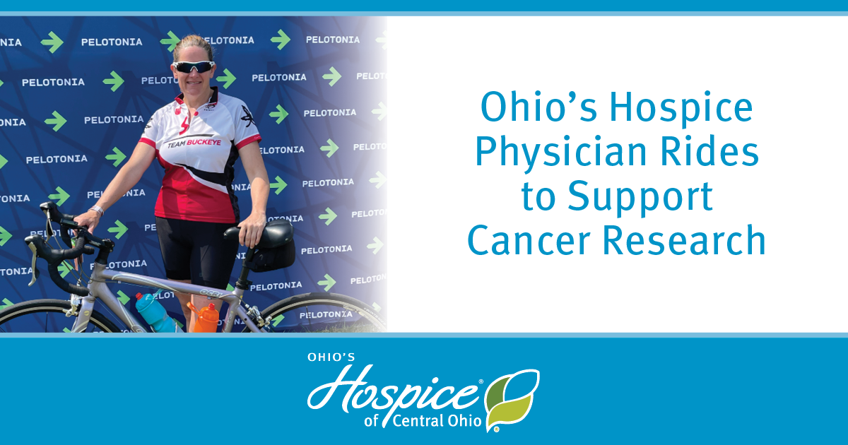 Ohio's Hospice Physician Rides to Support Cancer Research