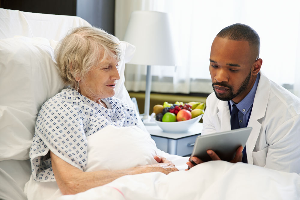 Doctor discussing advance care planning with a patient