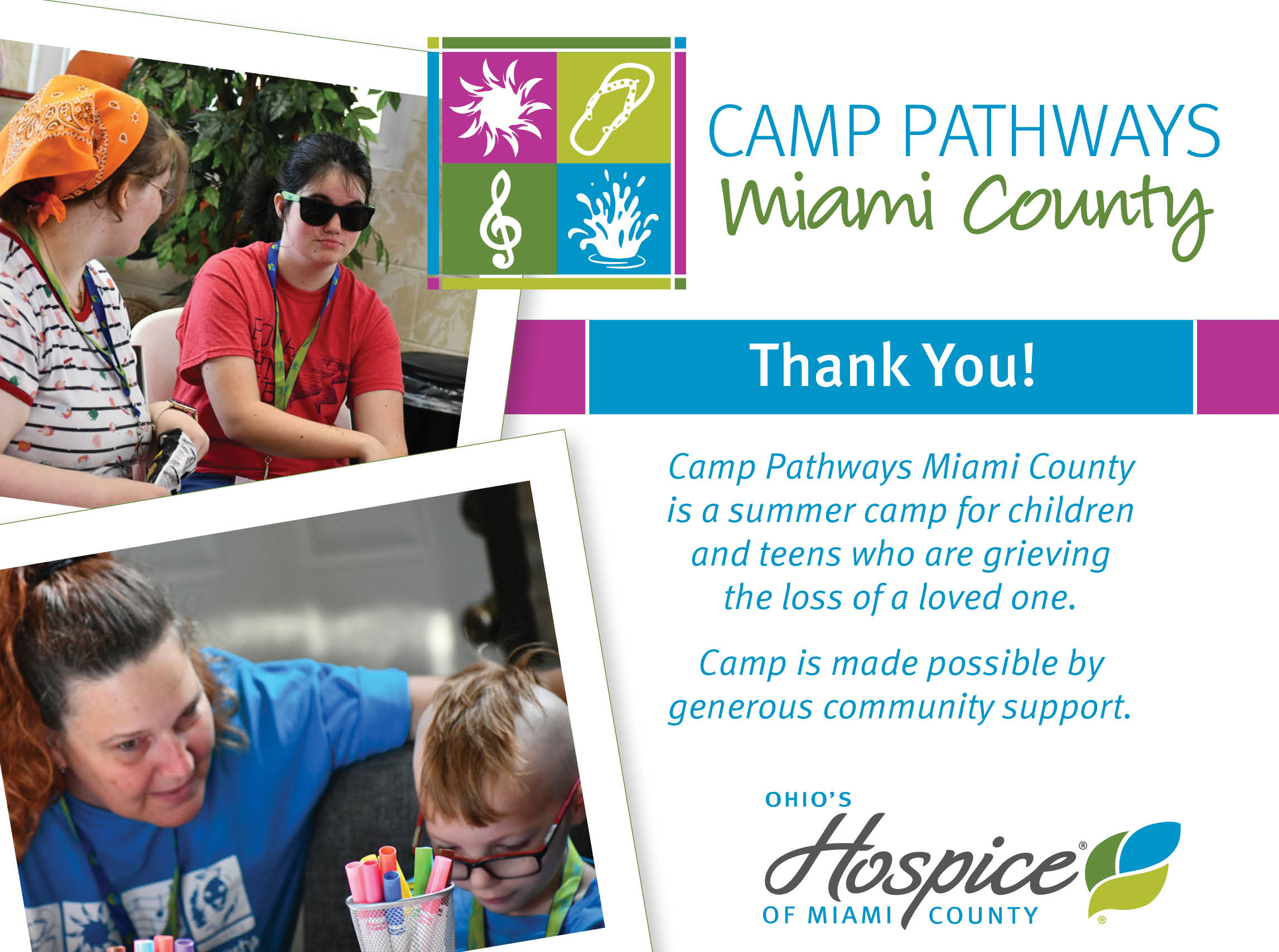 Ohio's Hospice of Miami County Camp Pathways