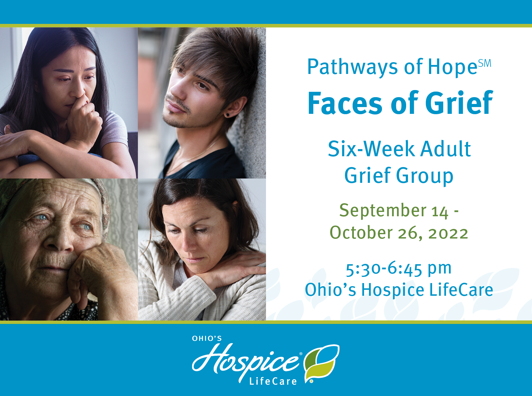 Ohio's Hospice LifeCare Offers Six-Week Faces of Grief Workshop