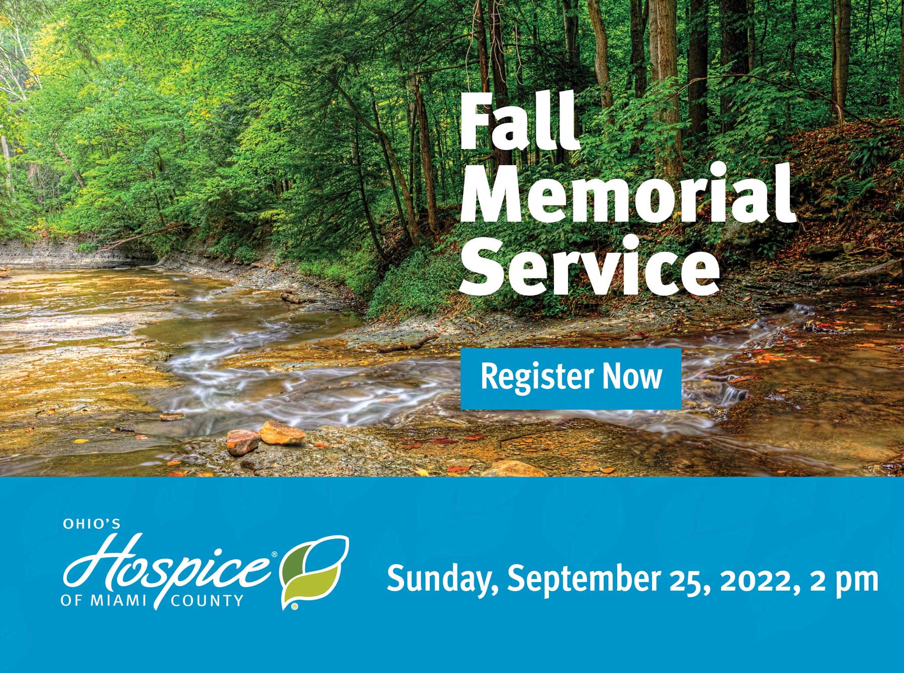 Ohio's Hospice of Miami County 2022 Fall Memorial Service