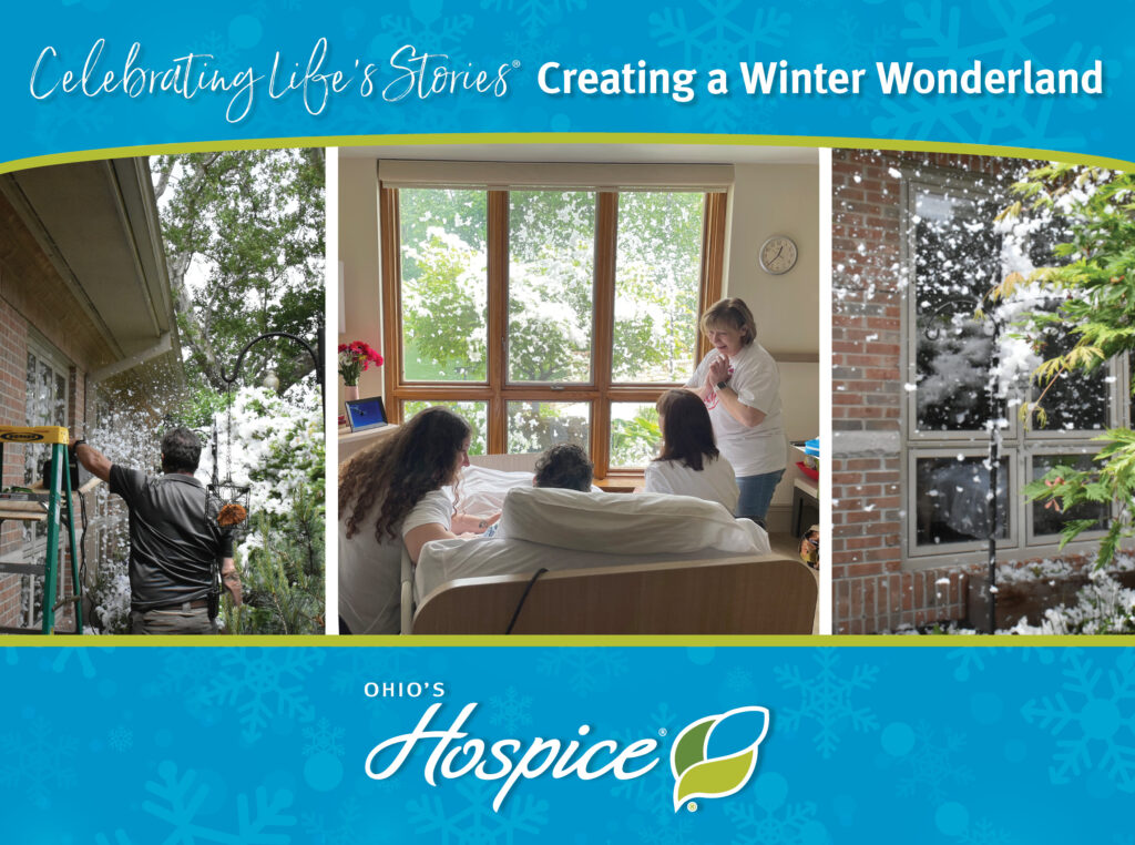 Ohio's Hospice Patient Snow Story Winter Wonderland