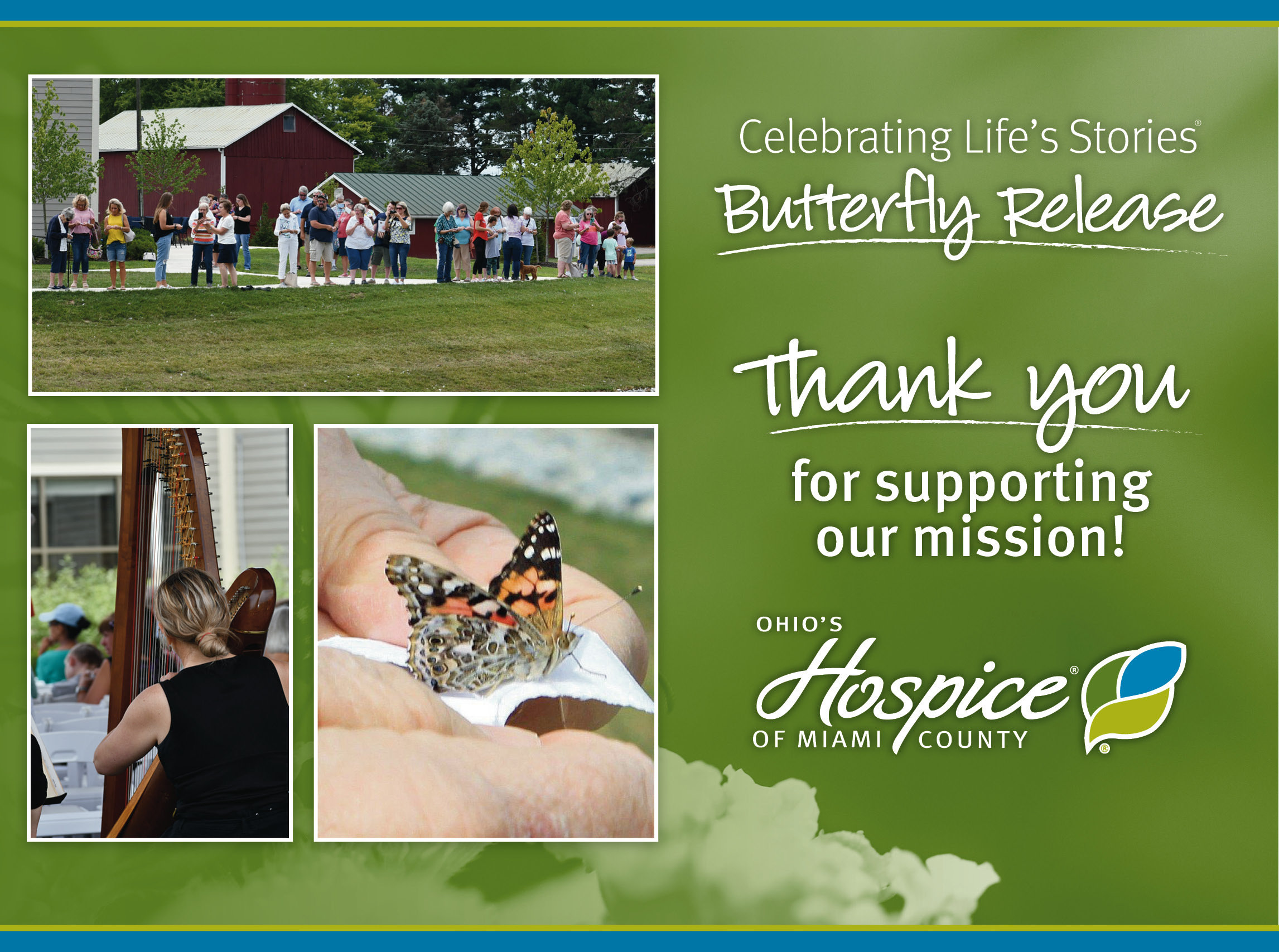 Ohio's Hospice of Miami County Butterfly Release Raises Funds