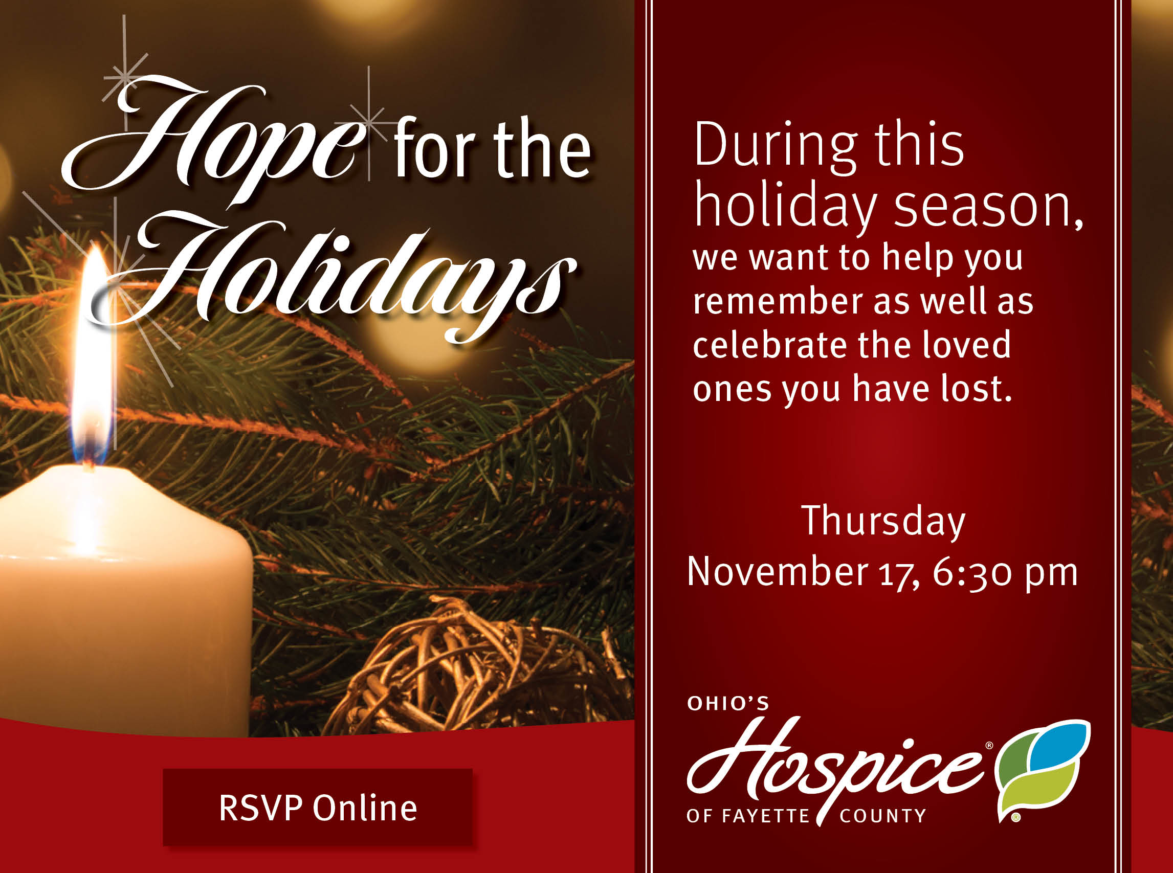 Ohio's Hospice of Fayette County Hope for the Holidays 2022