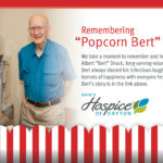 Ohio's Hospice of Dayton volunteer Popcorn Bert