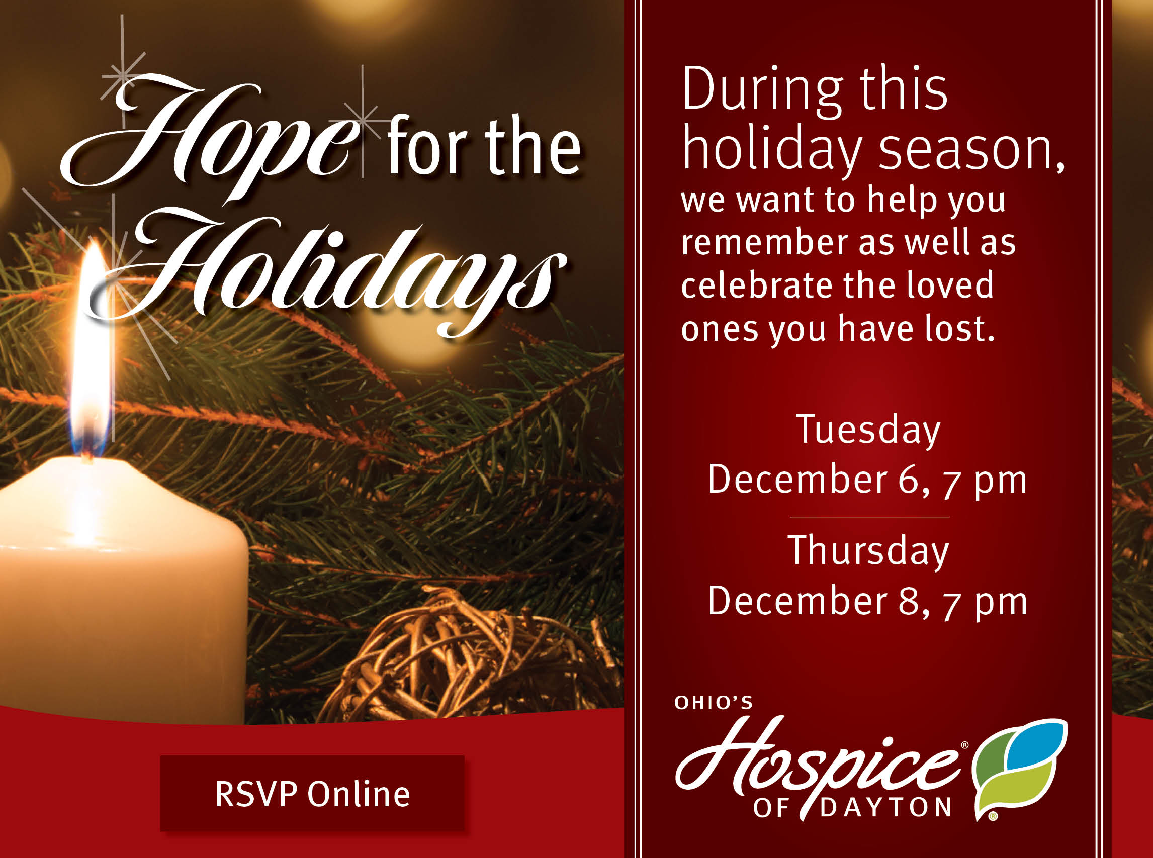 Hope for the Holidays | Ohio's Hospice of Dayton