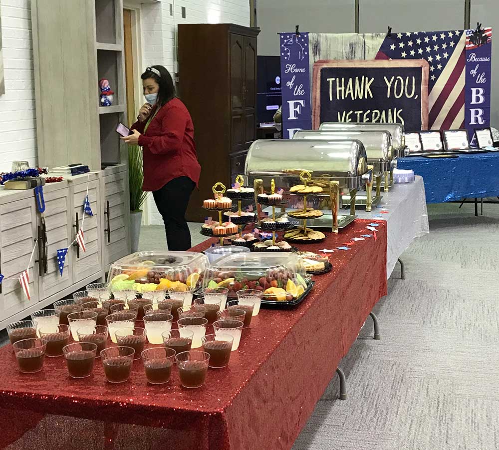 Veterans Day Event 2022 Lunch Buffet