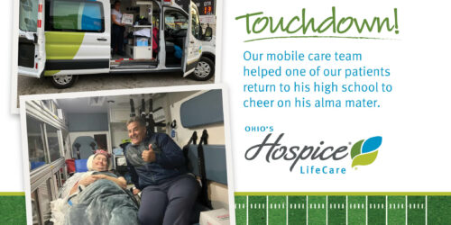 Touchdown! Our Mobile Care Team Helped One Of Our Patients Return To His High School To Cheer On His Alma Mater.