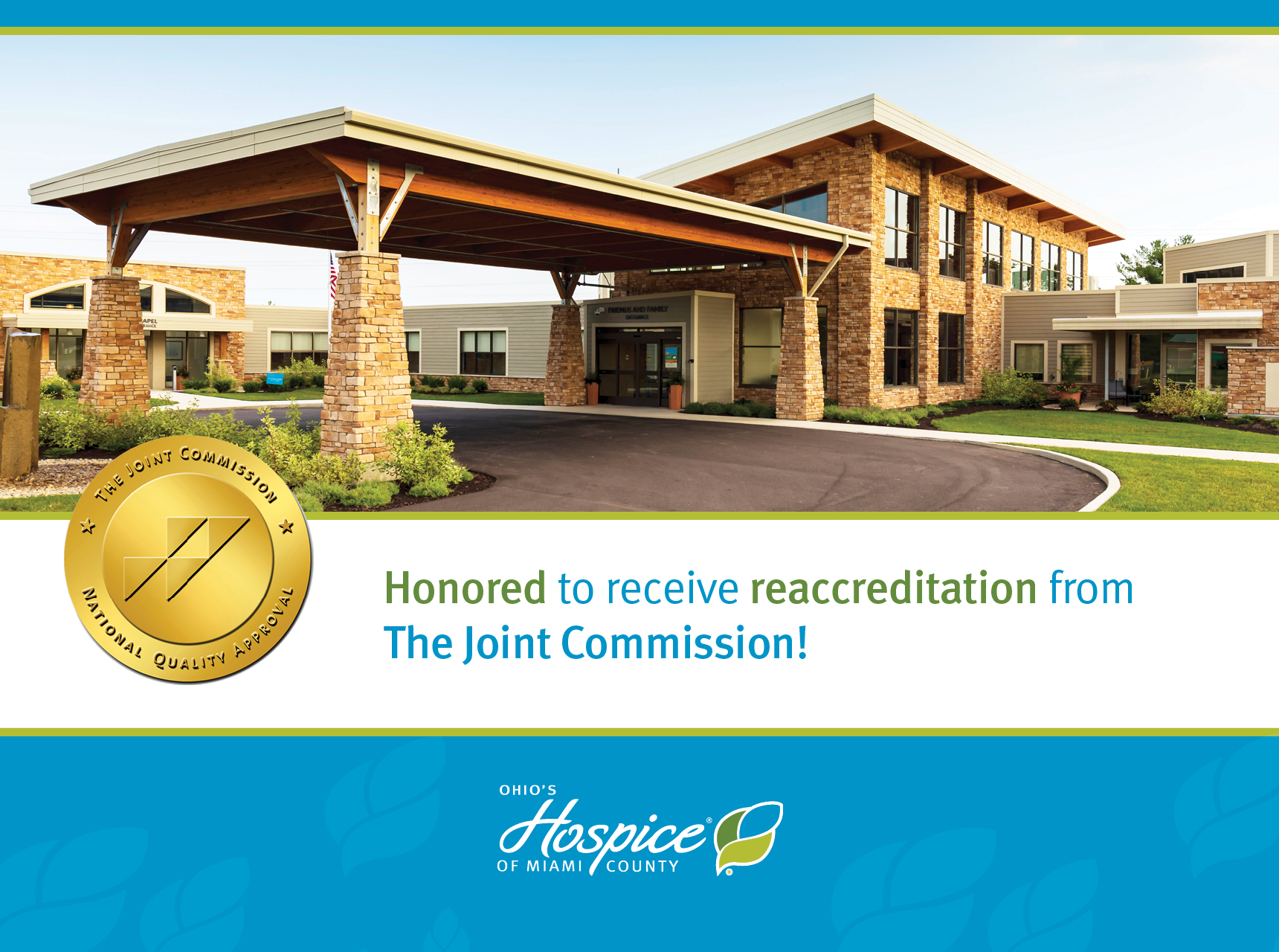 Ohio’s Hospice of Miami County Awarded The Joint Commission's Gold Seal of Approval®