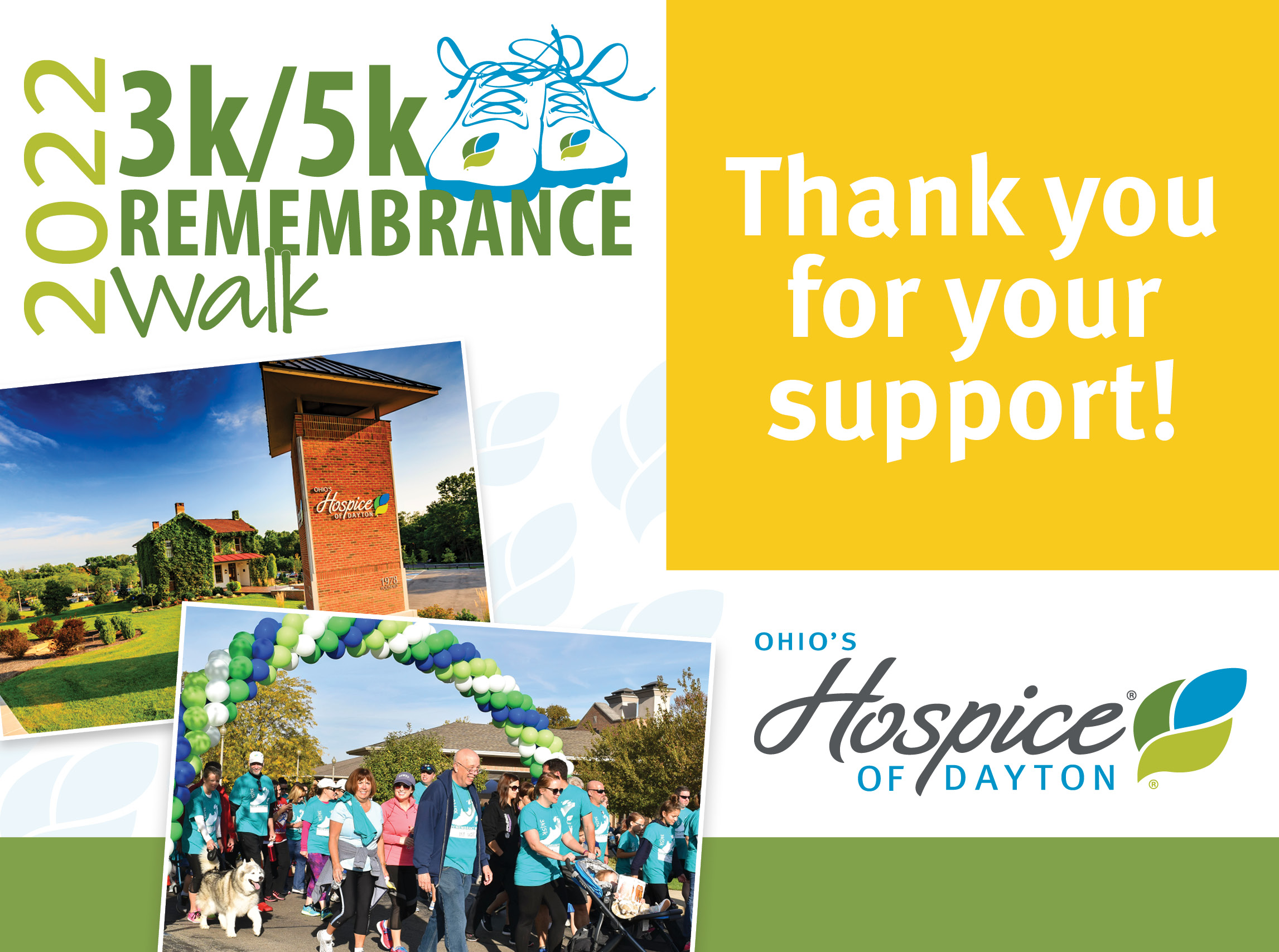 2022 3k/5k Remembrance Walk: Thank you for your support!