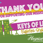 Thank you for supporting our mission! Keys of Life: Eighties Style