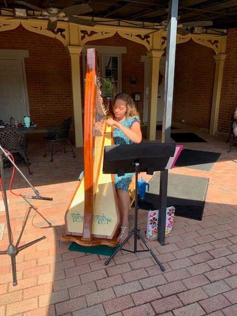 Ohio's Hospice of Central Ohio Butterfly Release 2023 Harpist