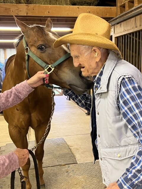 Horse Whisperer Charles “Chuck” Ridenbaugh Bonds With Horse Named “Charlie” 