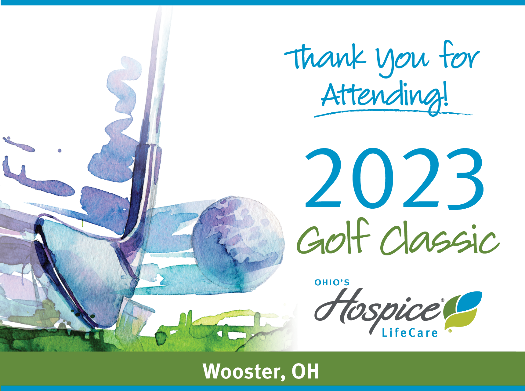 Thank you for attending! 2023 Golf Classic. Ohio's Hospice LifeCare