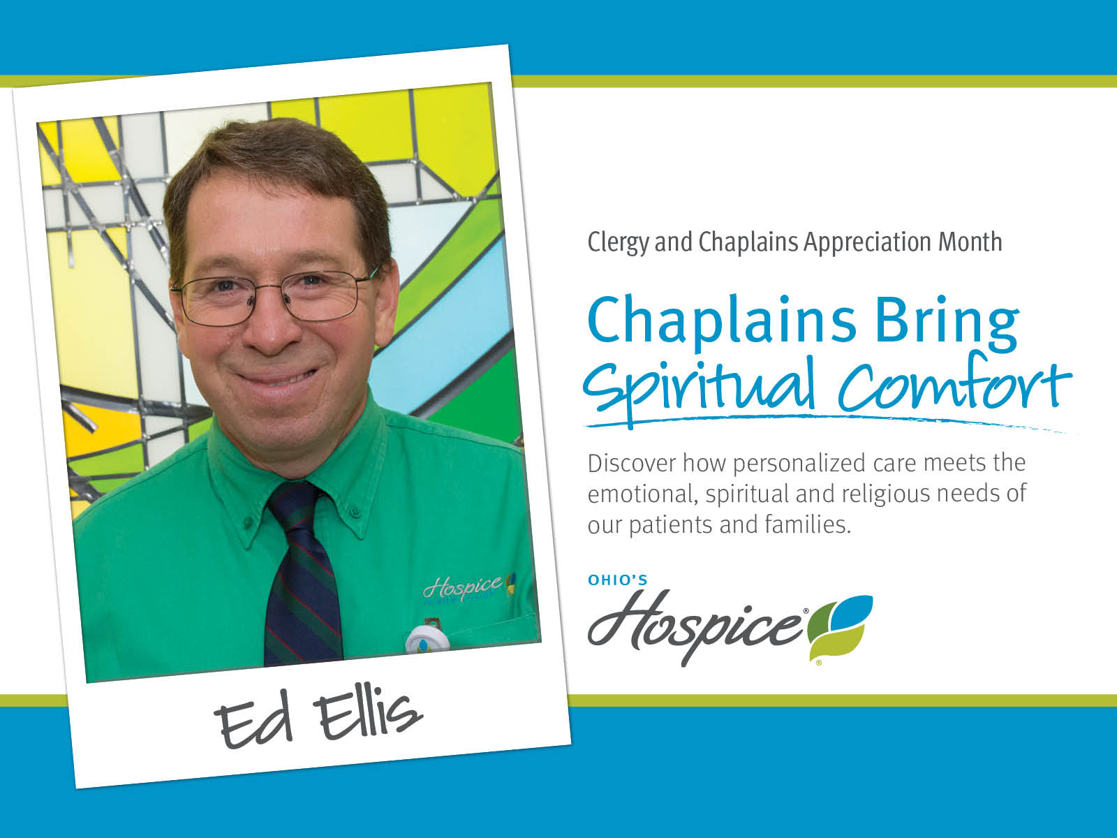 Chaplains Bring Spiritual Comfort. Ohio's Hospice