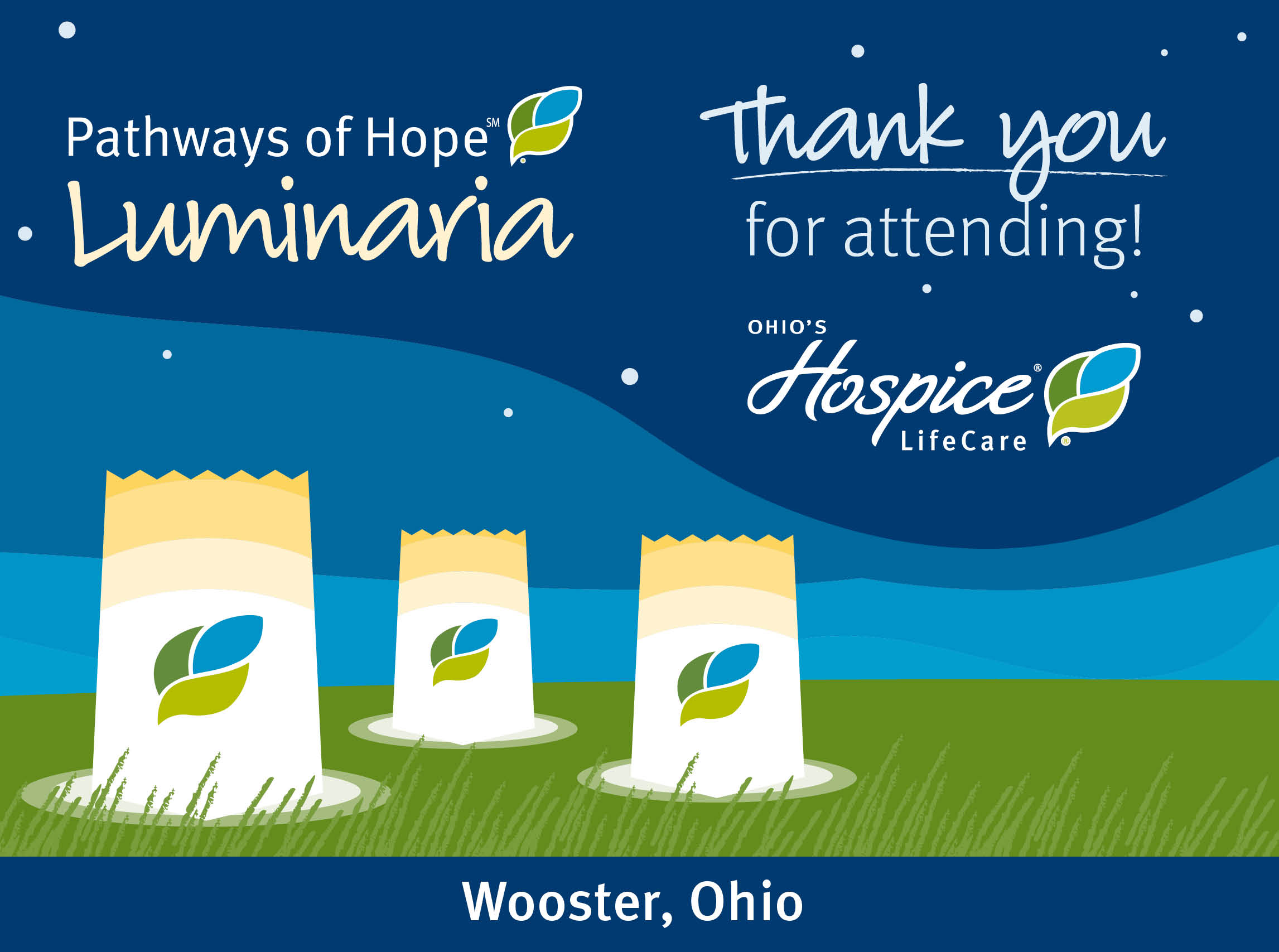 Ohio’s Hospice LifeCare Pathways of Hope Luminaria Event Honored and Remembered Loved Ones