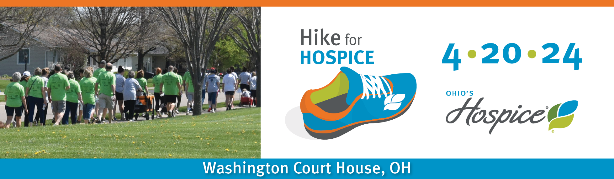 Ohio's Hospice of Fayette County Hike for Hospice 4.20.24 Washington Court House, OH