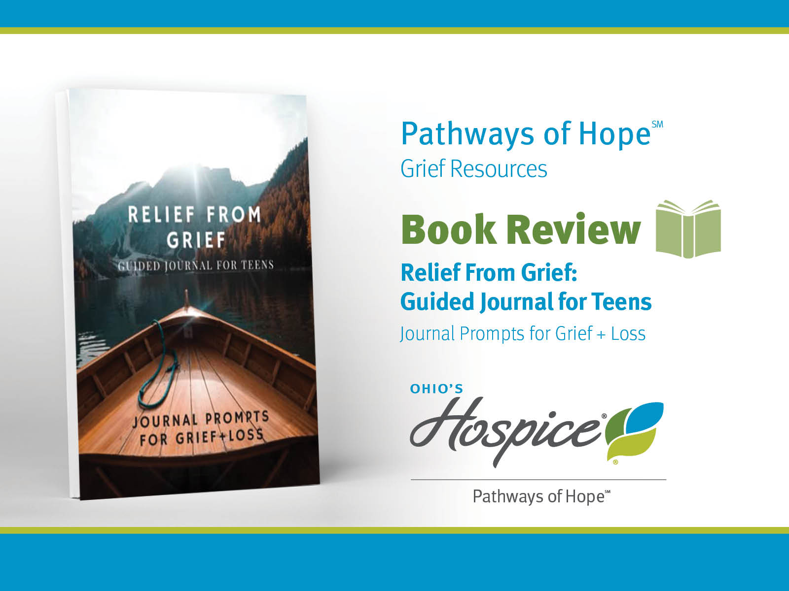 Pathways of Hope Book Review. Relief From Grief: Guided Journal for Teens