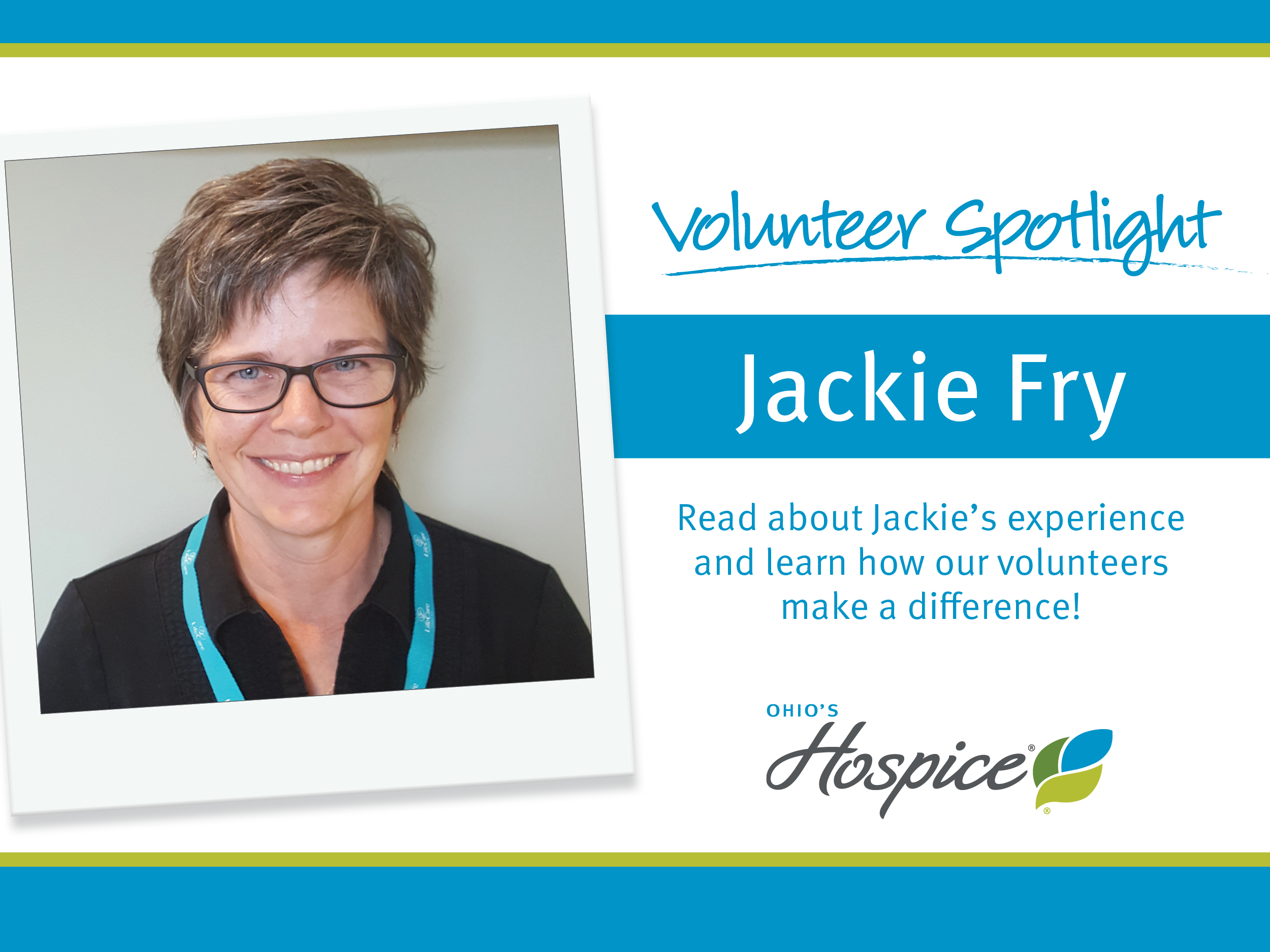 Volunteer Spotlight on Jackie Fry