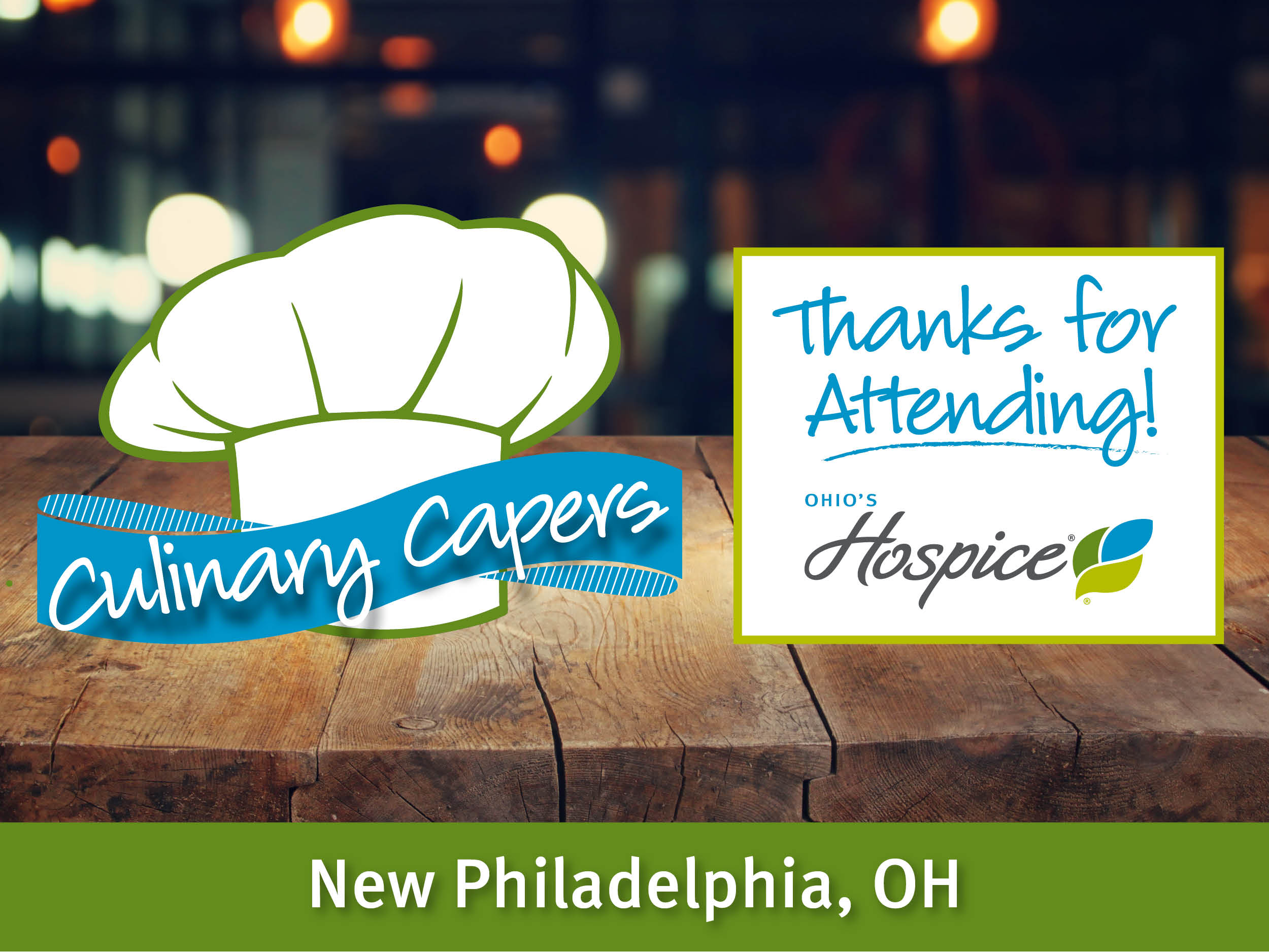Thank you for attending Culinary Capers!