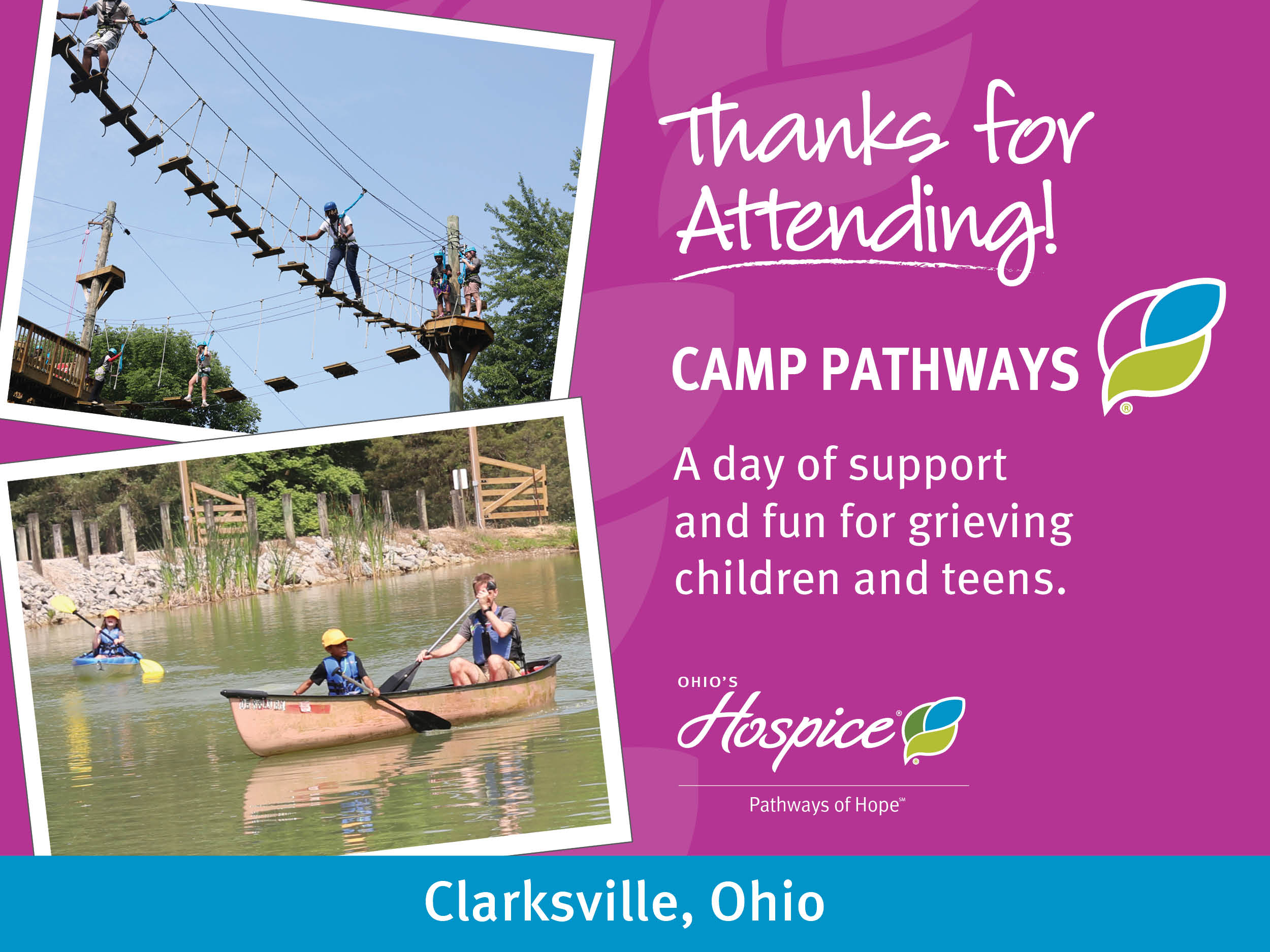 Camp Pathways 2025 Thank You