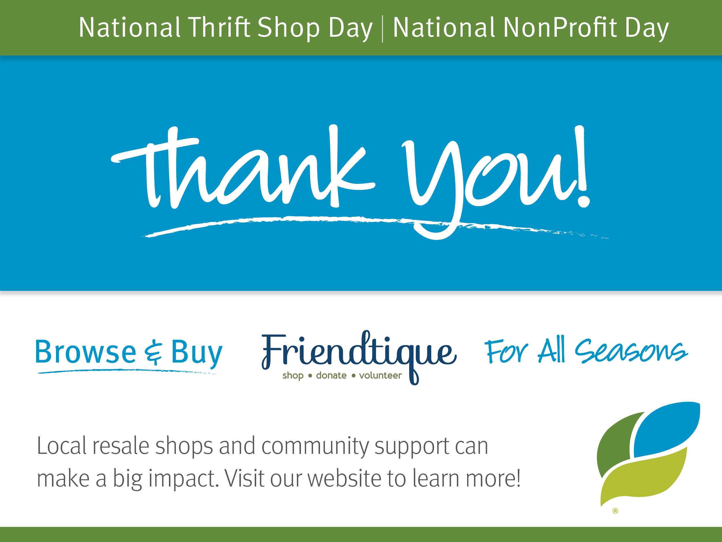 Thank you local resale shops.