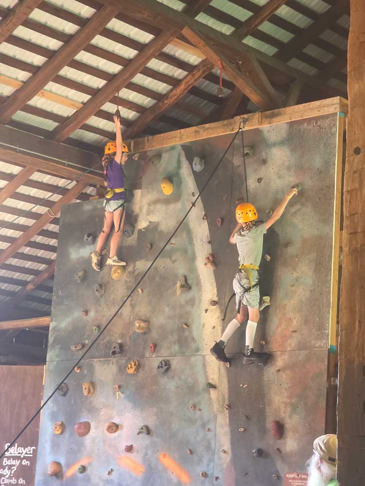 You're Not Alone Camp 25 Rock Wall