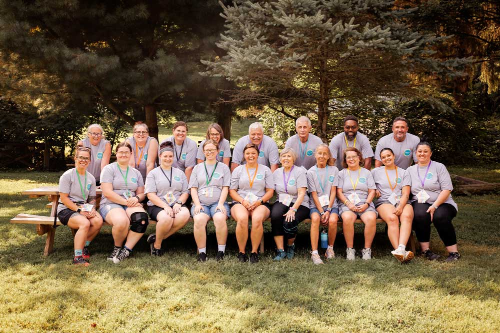 You're Not Alone Camp 25 Volunteers and Counselors