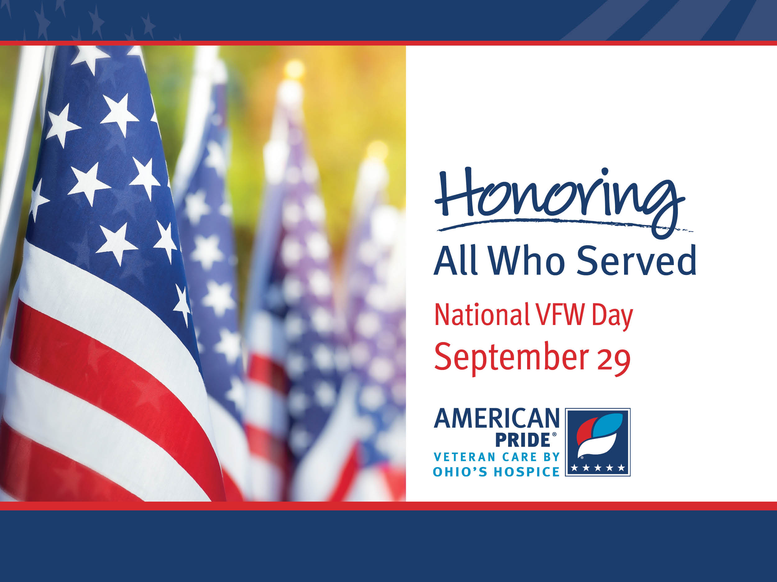 Honoring All Who Served. National VFW Day 2025