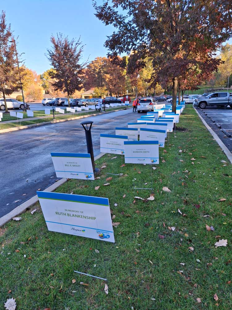 Dayton Remembrance Walk 2025 Memorial Signs