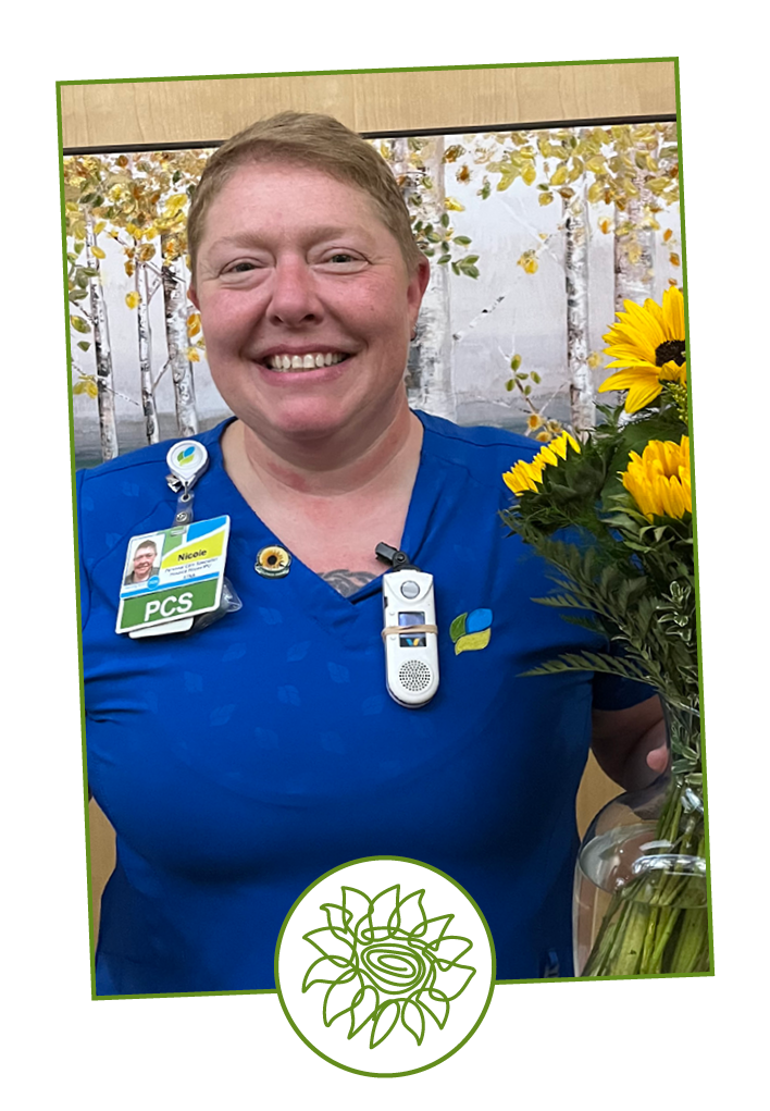 Congratulations Bouquet of Recognition Honoree Nicole Peters