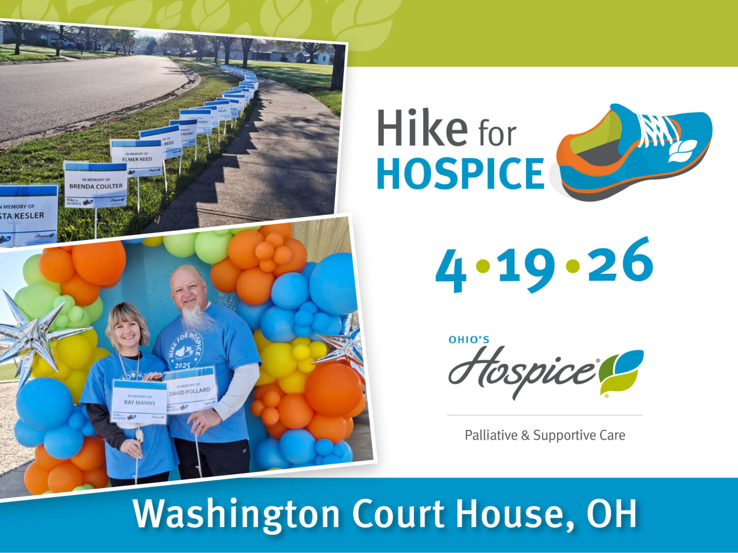 Ohio's Hospice Hike for Hospice 4-19-26