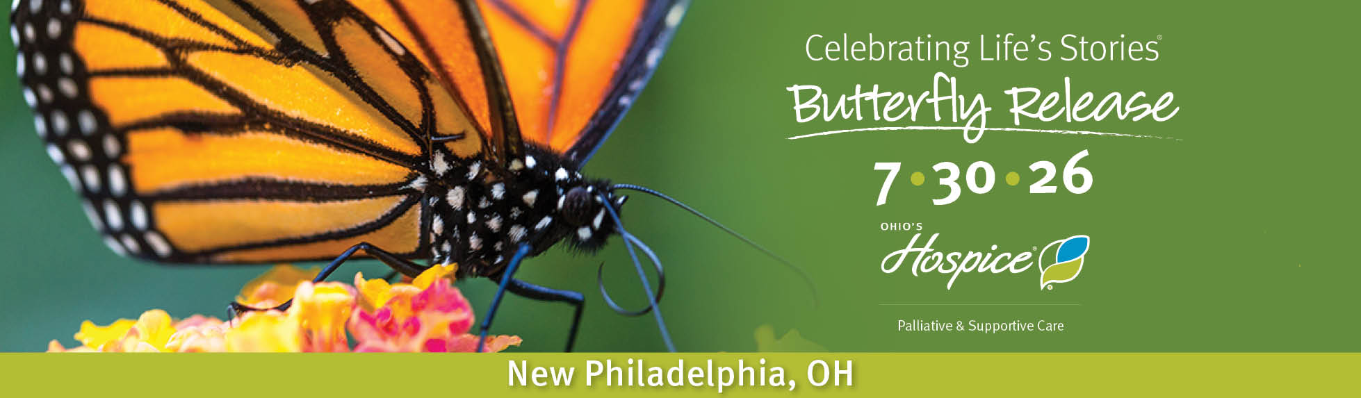 Ohio's Hospice 2026 Butterfly Release 7.30.26 New Philadelphia, OH