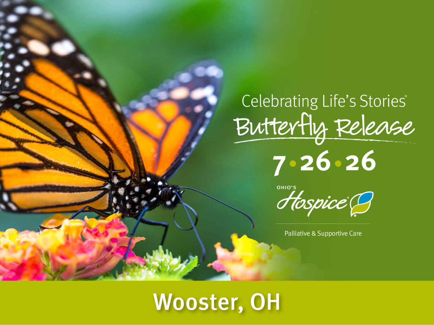 Ohio's Hospice Butterfly Release 7/26/26 Wooster, OH