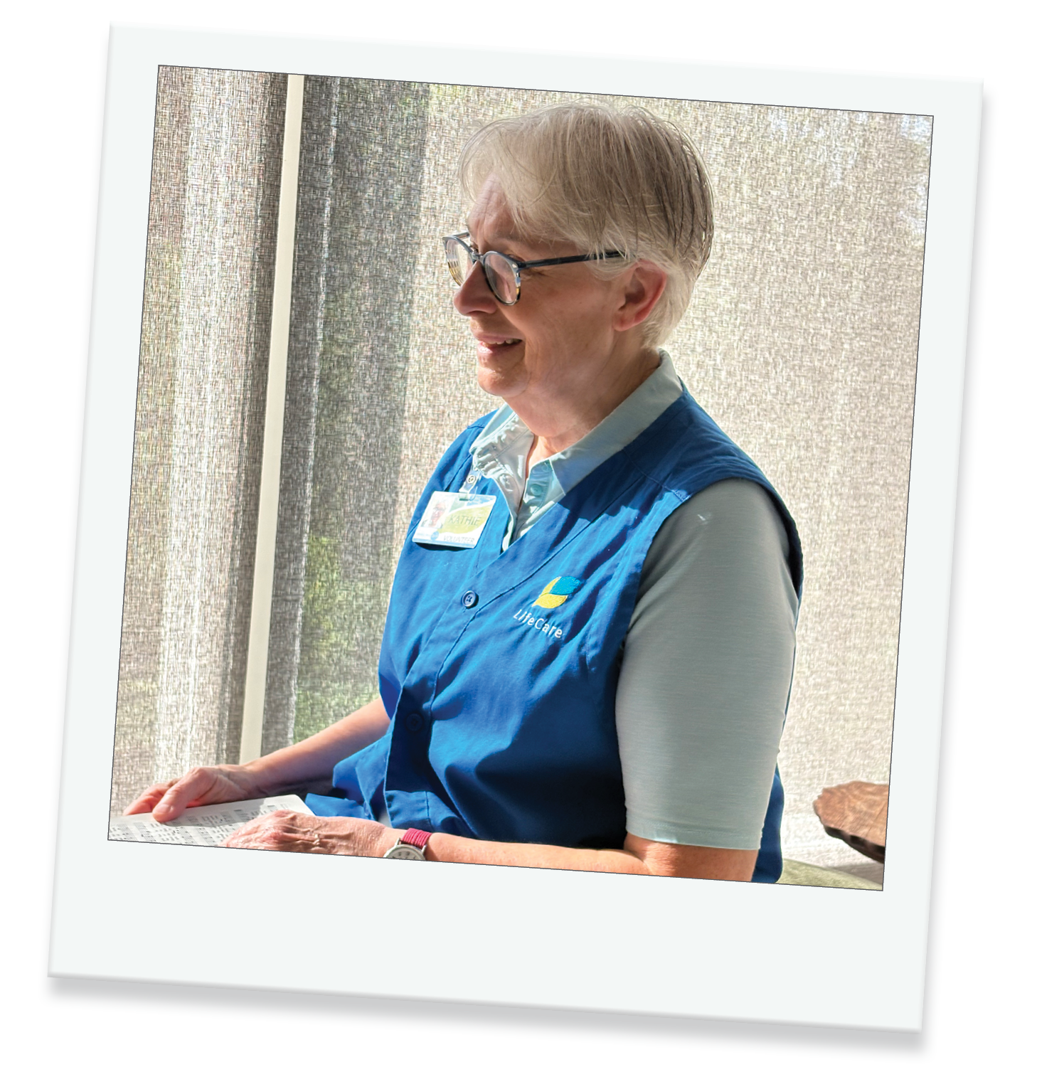 Volunteer Kathie Clyde