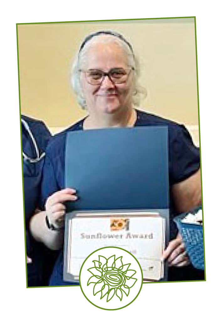 Congratulations Bouquet of Recognition Honoree Mitsy Cassell