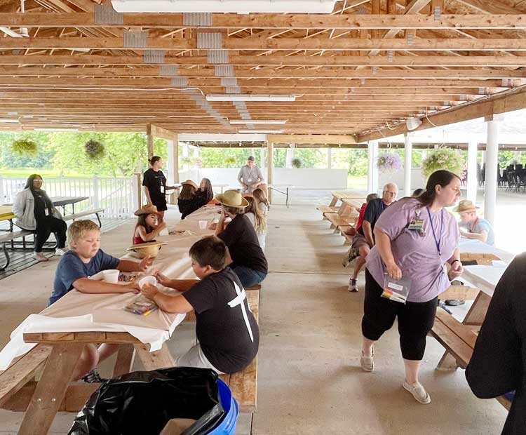 Camp Pathways Newark crafts